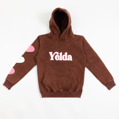 Pretty Girls Love Yelda Brown Hoodie